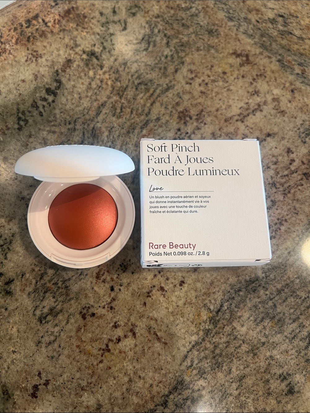 Rare Beauty Soft Pinch Luminous Powder Blush Love NIB
